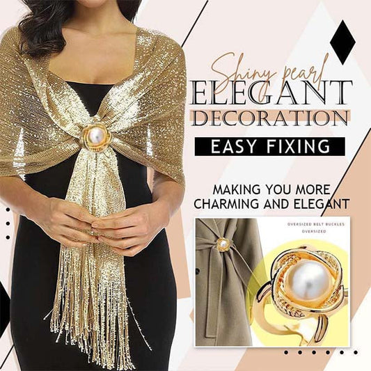 ✨ Elegant fransk skjerfspenne (50 % rabatt) – Eleganse innen rekkevidde!