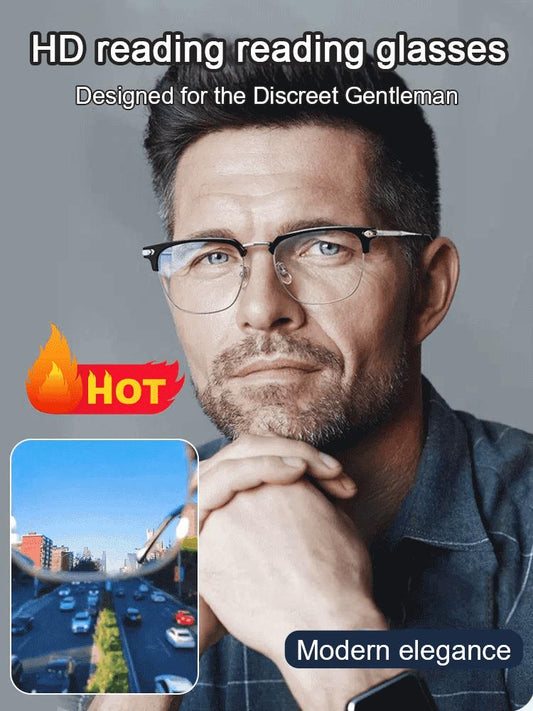 Ultralette anti-blå presbyopiske briller