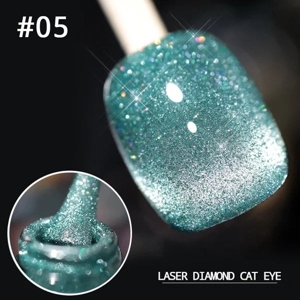 💅SISTE DAG MED 49 % RABATT💎Laser Diamond Cat Eye neglelakk💥Kjøp 1 få 1 gratis💥