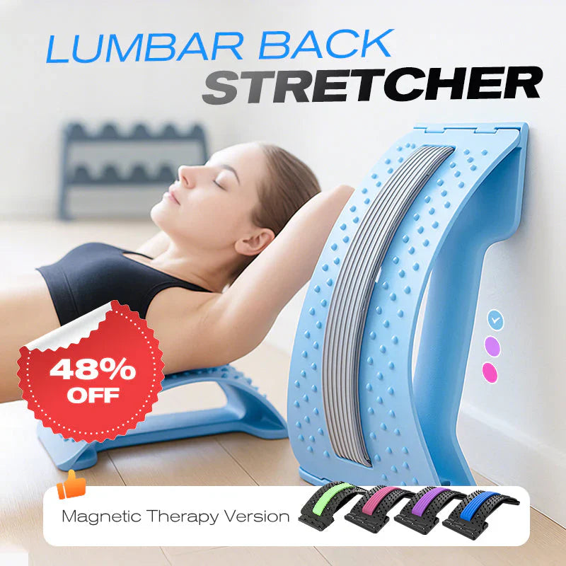 🧲 50% RABATT NÅ! 🔥 Magnetisk korsryggstrekk – Akupressurmassasje, bærbart design og lindrer ryggsmerter 🧘‍♂️✨
