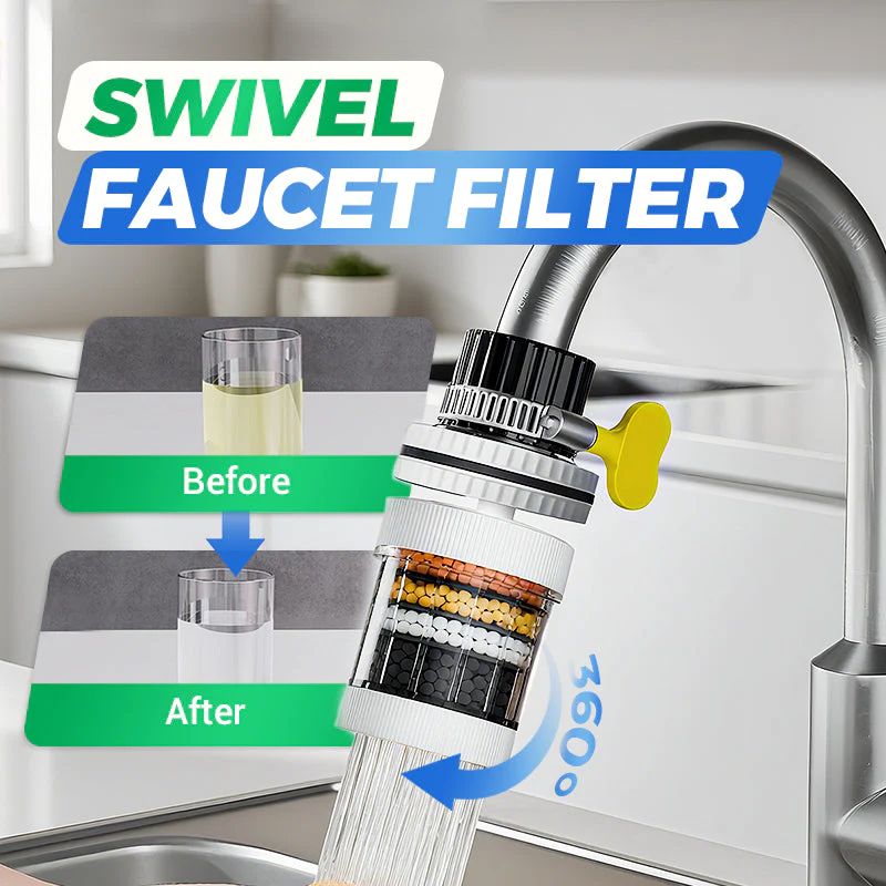 🚰 KJØP 2 FÅ 1 GRATIS! 💧 Vannfilter til kranen – Forbedrer smaken, reduserer urenheter og er enkel å installere 🚿