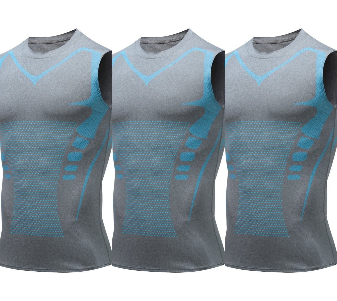🔥 70 % RABATT NÅ! 💪 Slimoly® Ionic Shaping Vest – Kompresjon og kjøling – Former kroppen og ermeløs – Usynlig under klærne 🕶️