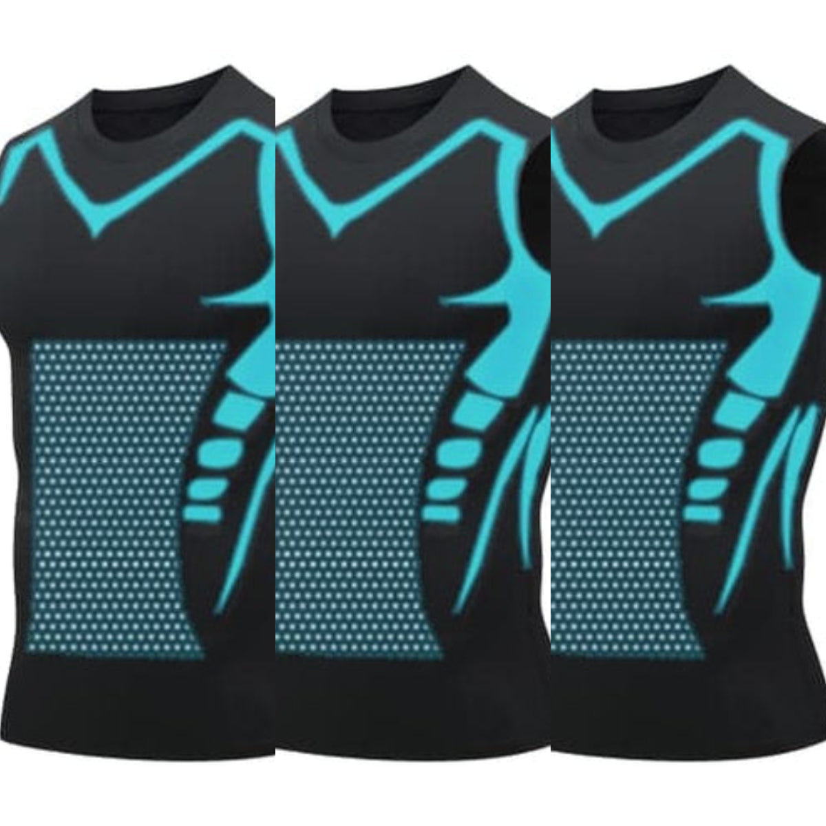 🔥 70 % RABATT NÅ! 💪 Slimoly® Ionic Shaping Vest – Kompresjon og kjøling – Former kroppen og ermeløs – Usynlig under klærne 🕶️