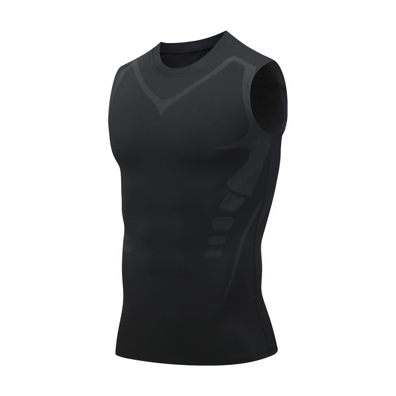 🔥 70 % RABATT NÅ! 💪 Slimoly® Ionic Shaping Vest – Kompresjon og kjøling – Former kroppen og ermeløs – Usynlig under klærne 🕶️
