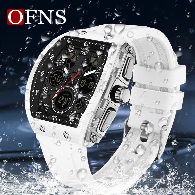 🎁Møt julen med 50 % rabatt🎄Sporty, lysende digital automatisk herreklokke
