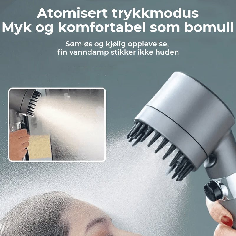 Multifunksjonsdusj for massasje og hudpleie