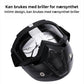 Spesialmaske for sveising og kutting (Anti-glans, anti-ultraviolett stråling, anti-støv)