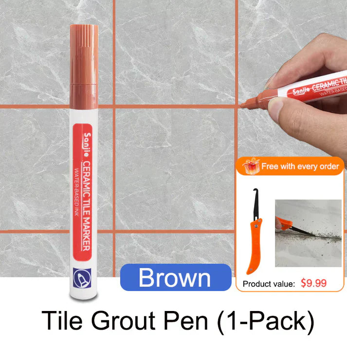 🖌️Medivaa®Mugghindrende og vanntett fugestift for keramiske fliser! 🧱