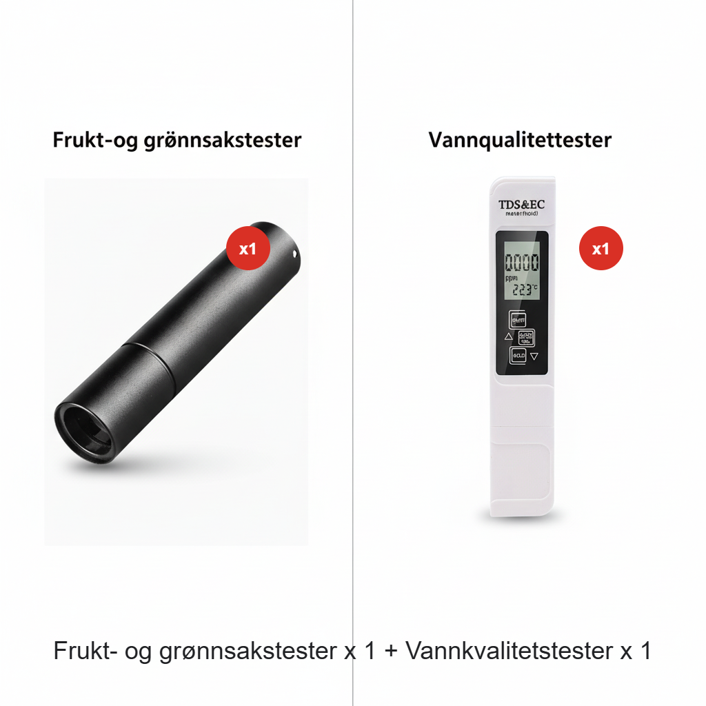 UV svart lyslommelykt for inspeksjon av grønnsaker
