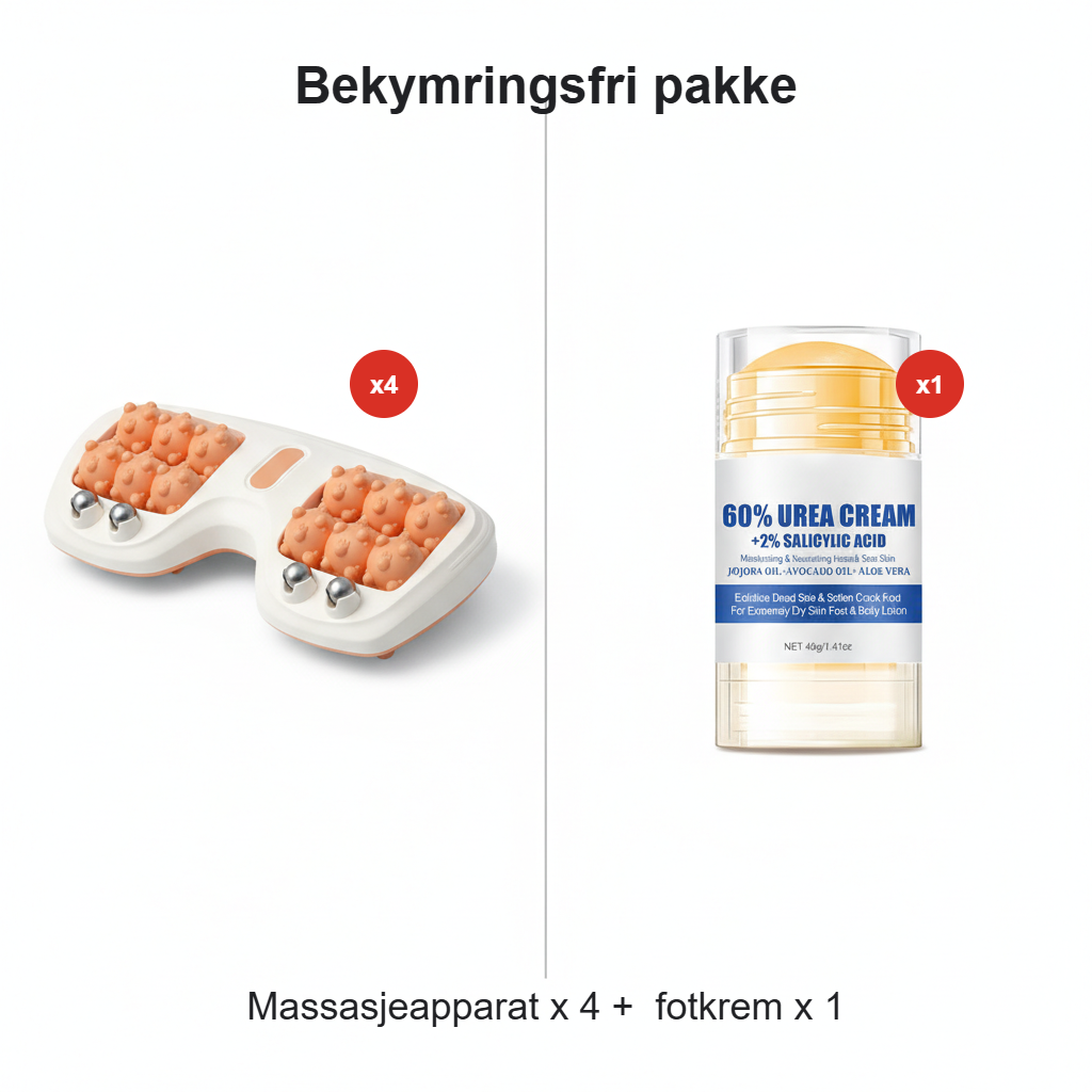 💜Bærbar dobbel fot massasje rull💜