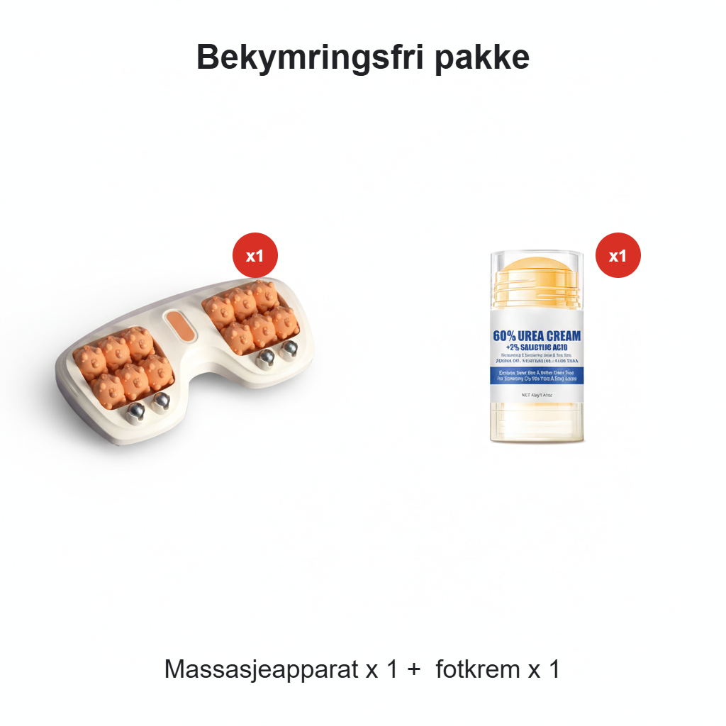 💜Bærbar dobbel fot massasje rull💜