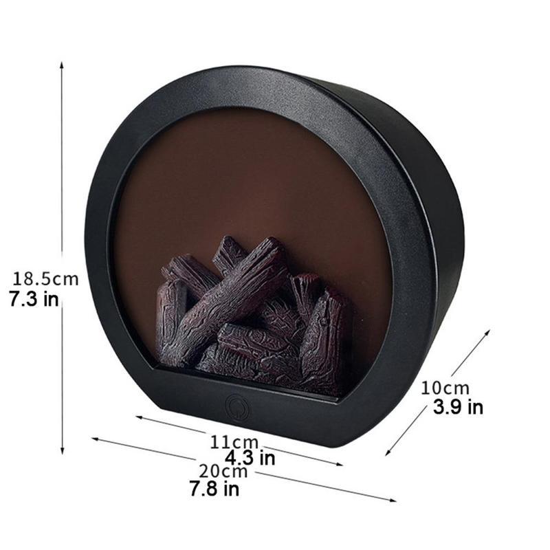 🎁 50 % RABATT! 💥 Flammeløs LED-peislykt – dekorativ lykt – realistisk flamme, trygg og oppladbar 🔥🕯️