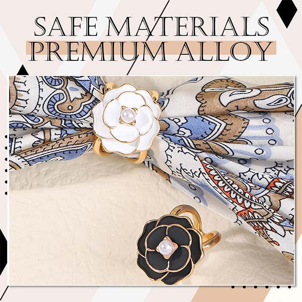 ✨ Elegant fransk skjerfspenne (50 % rabatt) – Eleganse innen rekkevidde!