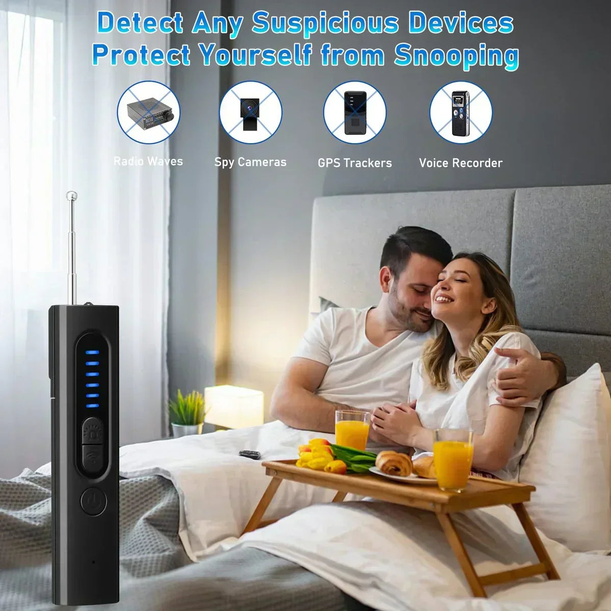 🕵️‍♂️ 50 % RABATT NÅ! ✨ Shadow X Pro™ – Detektor for skjulte kameraer og GPS med 5 søkemoduser og LCD-skjerm for personlig beskyttelse 📡🔒