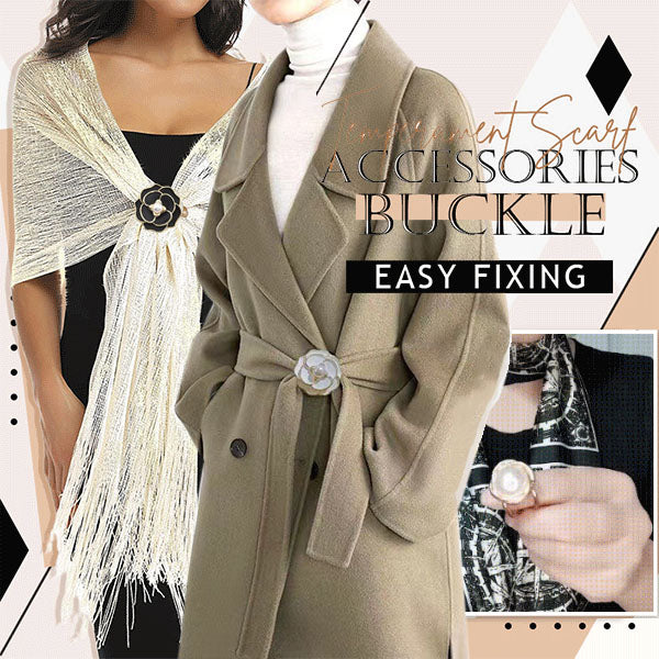 ✨ Elegant fransk skjerfspenne (50 % rabatt) – Eleganse innen rekkevidde!