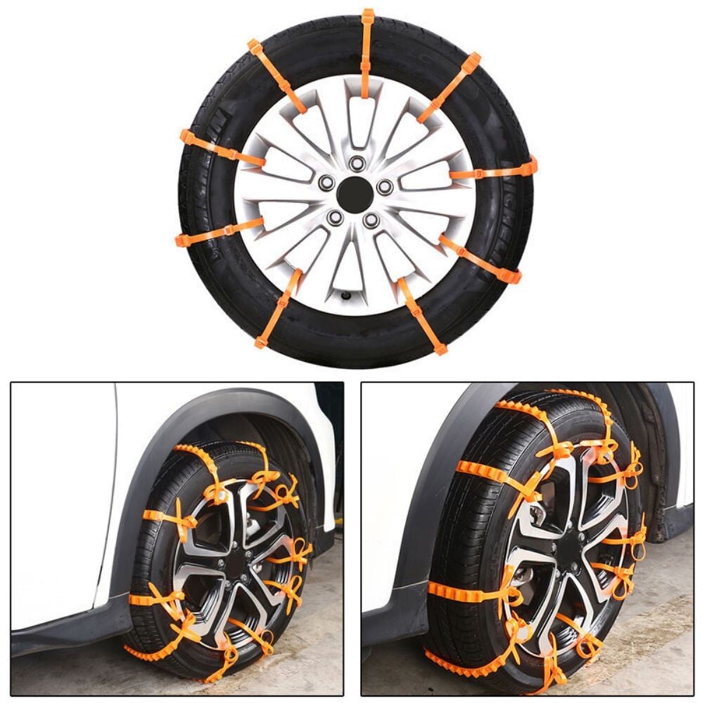 🔥 Vinterhett salg 🚗 Super slitesterke antiskli­kjettinger for bil