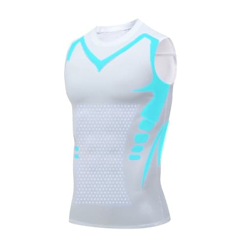 🔥 70 % RABATT NÅ! 💪 Slimoly® Ionic Shaping Vest – Kompresjon og kjøling – Former kroppen og ermeløs – Usynlig under klærne 🕶️