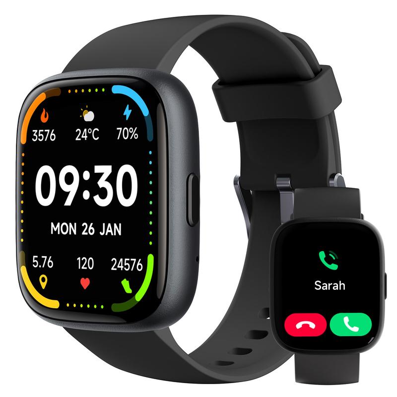 SISTE CHANS! ⏳ Smartklokke Fitness Tracker (kvinner/menn) med samtalefunksjon, søvnmonitoring & IP68 – 50% avslag nå!