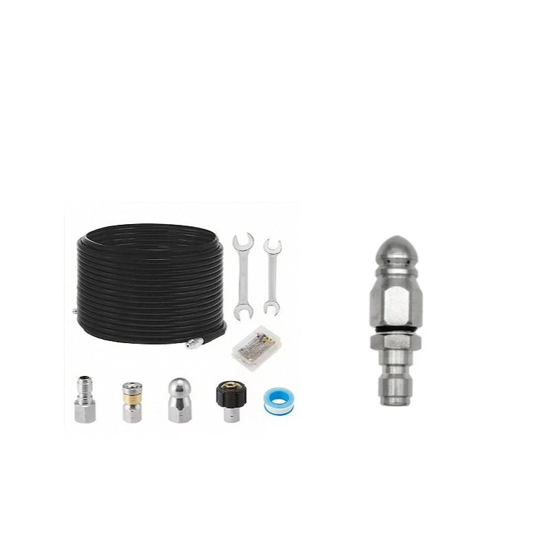 💦 50 % RABATT MED EN GANG! 🚿 5800 PSI avløpsrensingssett – høytrykksdyse og slange for tette avløp/rør, kompatibelt med de fleste høytrykksvaskere 🔧📦