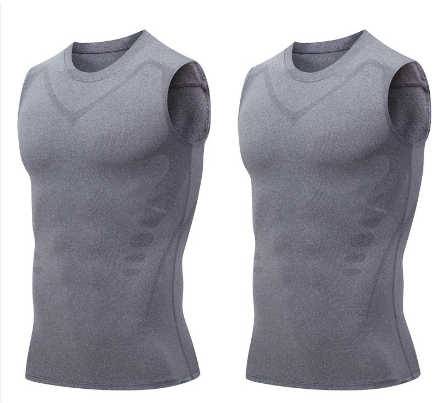 🔥 70 % RABATT NÅ! 💪 Slimoly® Ionic Shaping Vest – Kompresjon og kjøling – Former kroppen og ermeløs – Usynlig under klærne 🕶️