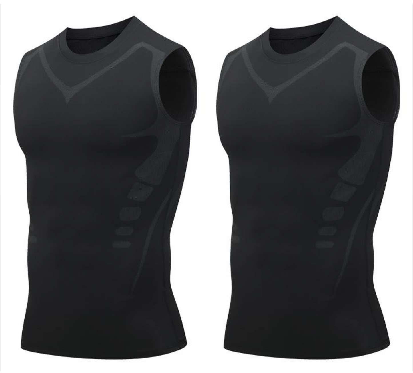 🔥 70 % RABATT NÅ! 💪 Slimoly® Ionic Shaping Vest – Kompresjon og kjøling – Former kroppen og ermeløs – Usynlig under klærne 🕶️