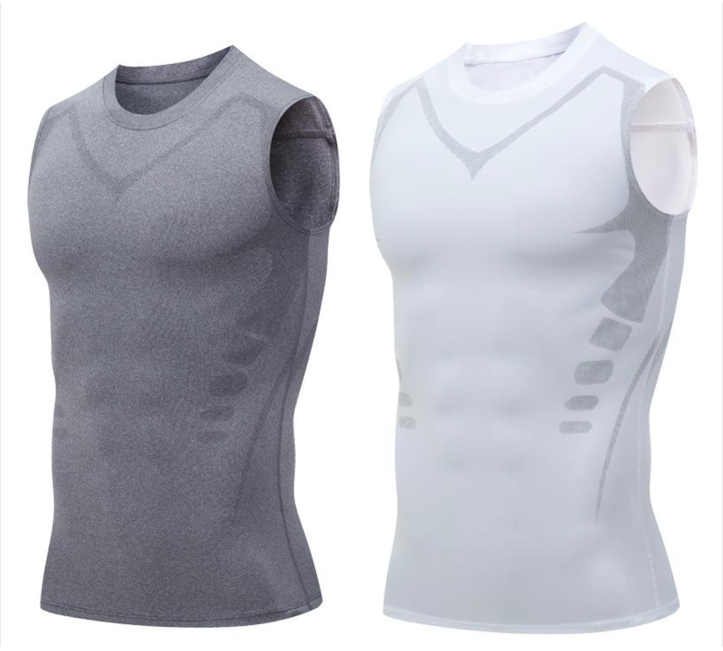🔥 70 % RABATT NÅ! 💪 Slimoly® Ionic Shaping Vest – Kompresjon og kjøling – Former kroppen og ermeløs – Usynlig under klærne 🕶️