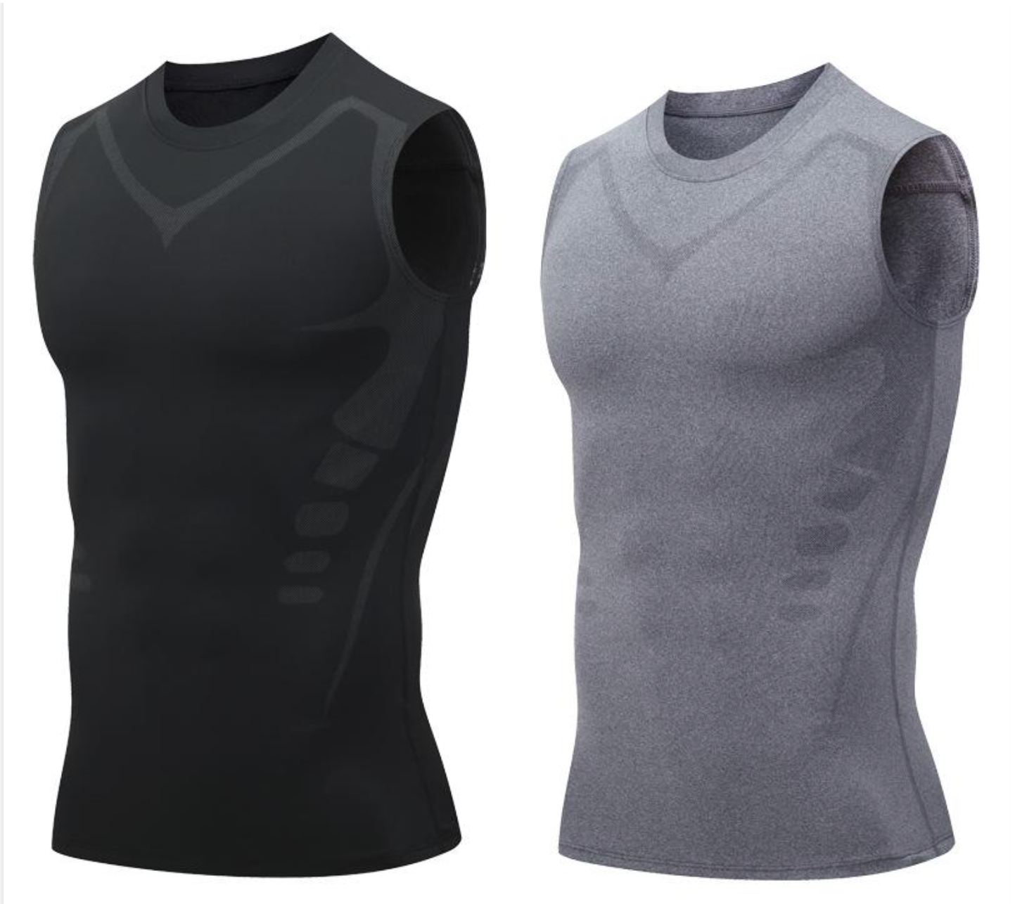🔥 70 % RABATT NÅ! 💪 Slimoly® Ionic Shaping Vest – Kompresjon og kjøling – Former kroppen og ermeløs – Usynlig under klærne 🕶️