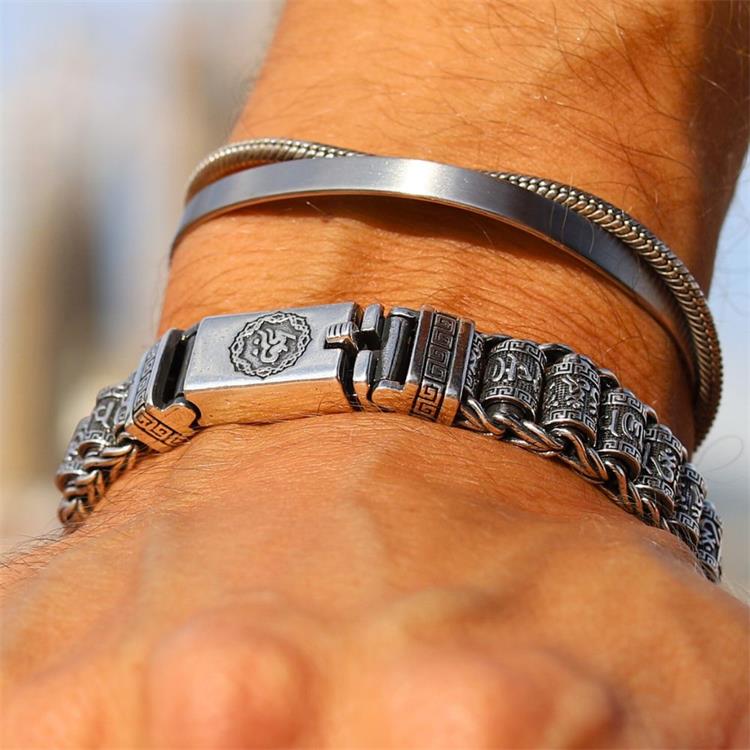 🔥 Valentinsdagsrabatt 50 %🔥Lucky Prayer Wheel Armbånd