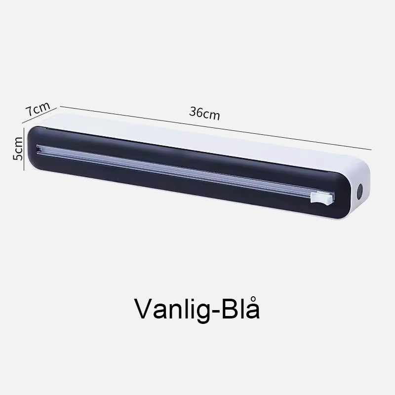 Kjøkkenveggen montert matinnpakningsdispenser