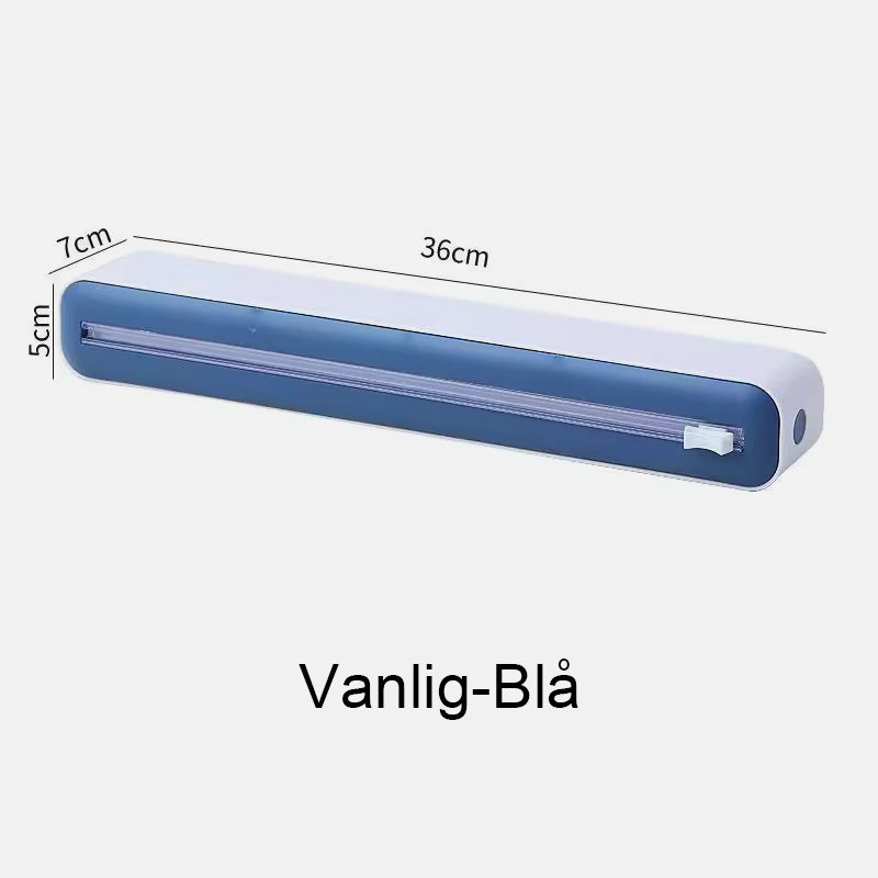Kjøkkenveggen montert matinnpakningsdispenser