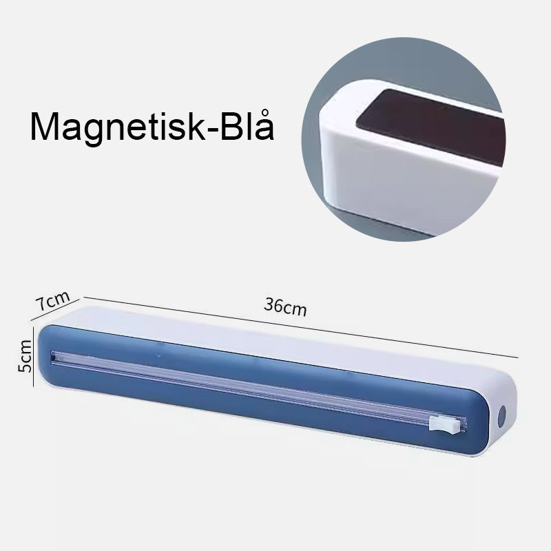 Kjøkkenveggen montert matinnpakningsdispenser