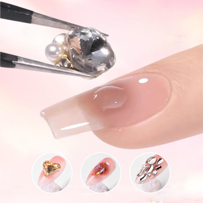 15 deler manikyr gel neglesett med neglelampe
