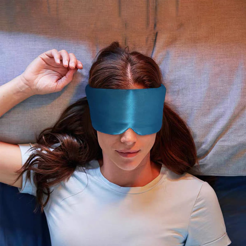 Kjølig, myk søvnmaske av kunstsilke