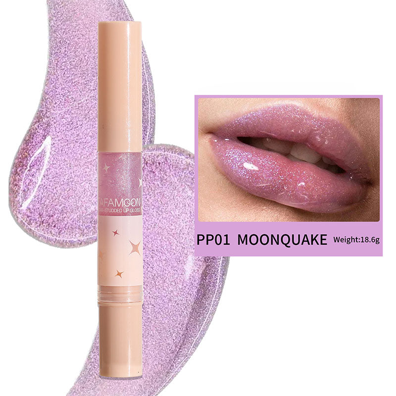 2 stk. stjernebesatt lipgloss