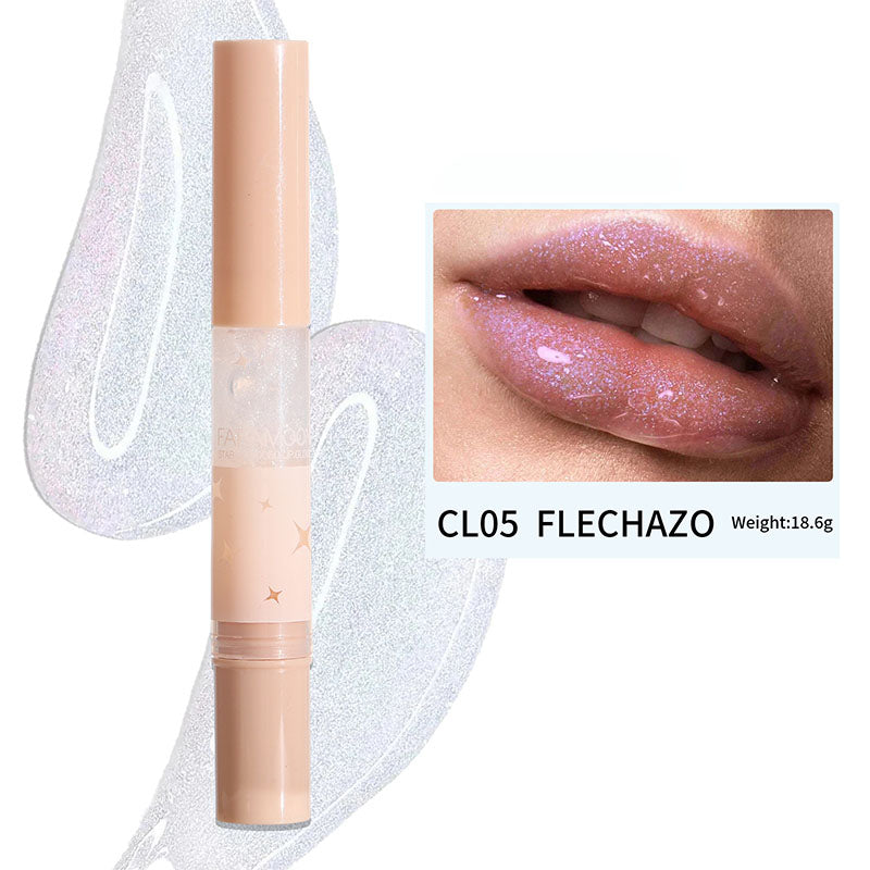 2 stk. stjernebesatt lipgloss