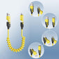 4-i-1 Spiralformet Ladekabel