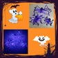 🕷️ 50 % RABATT! 🎃 Skap en uhyggelig Halloween-stemning – Halloween-dekorasjon med svart edderkopp og lys, iøynefallende, enkel å plassere