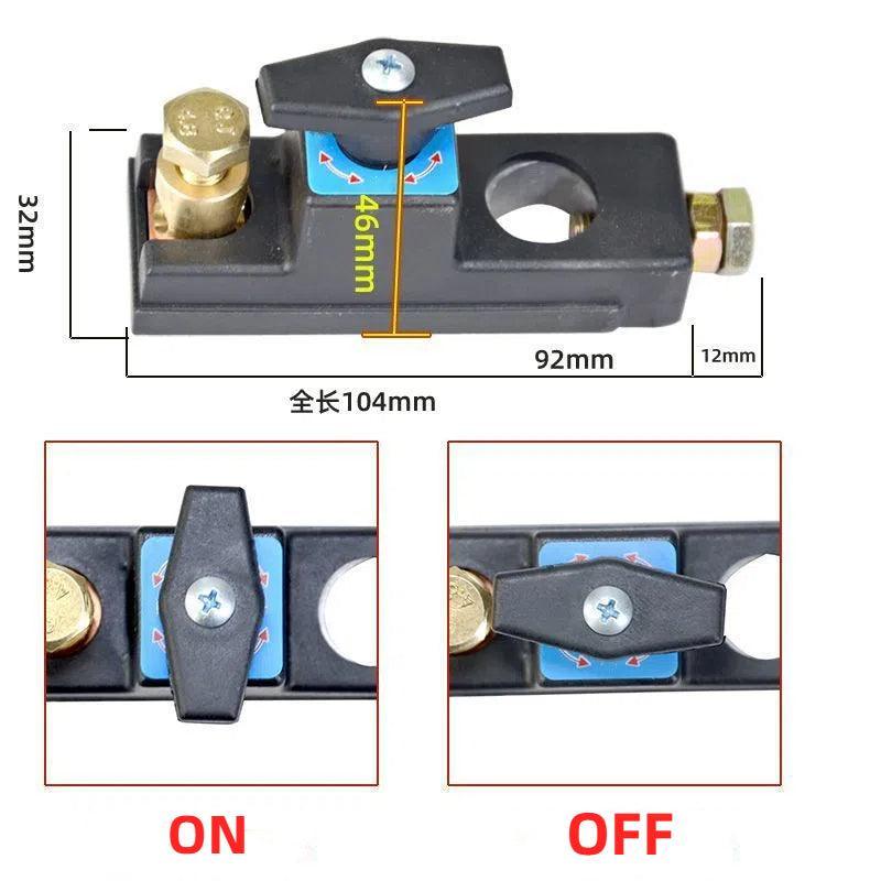 12V/24V batterifrakoblingsbryter for kjøretøy