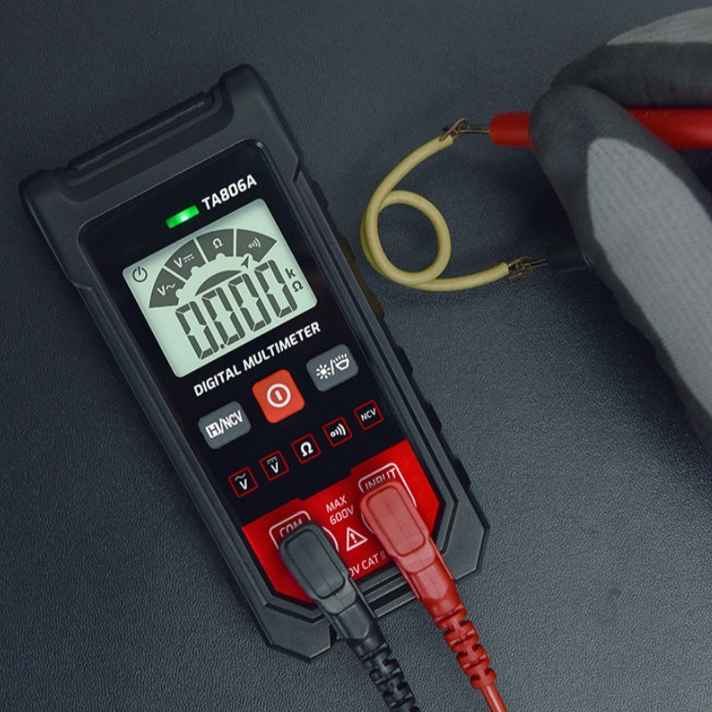 Kompakt digital multimetertester med automatisk gjenkjenning (50 % RABATT)