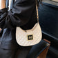 Quiltet Dumpling Design Chain Crossbody Bag for kvinner