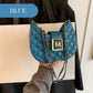 Quiltet Dumpling Design Chain Crossbody Bag for kvinner
