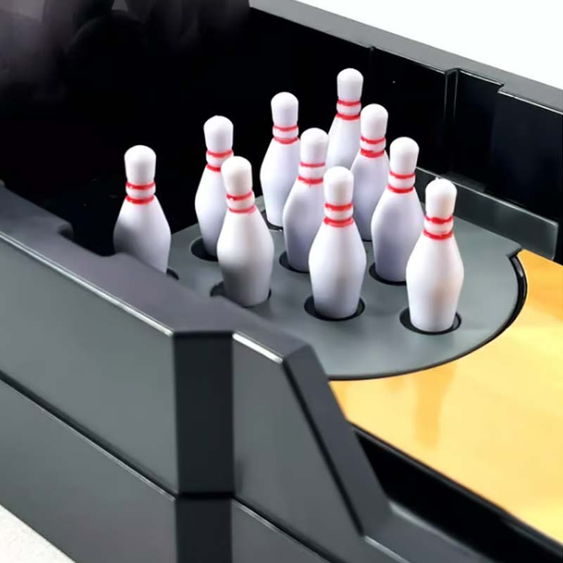 Sikkert og morsomt, bærbart bowling-spill til bordet