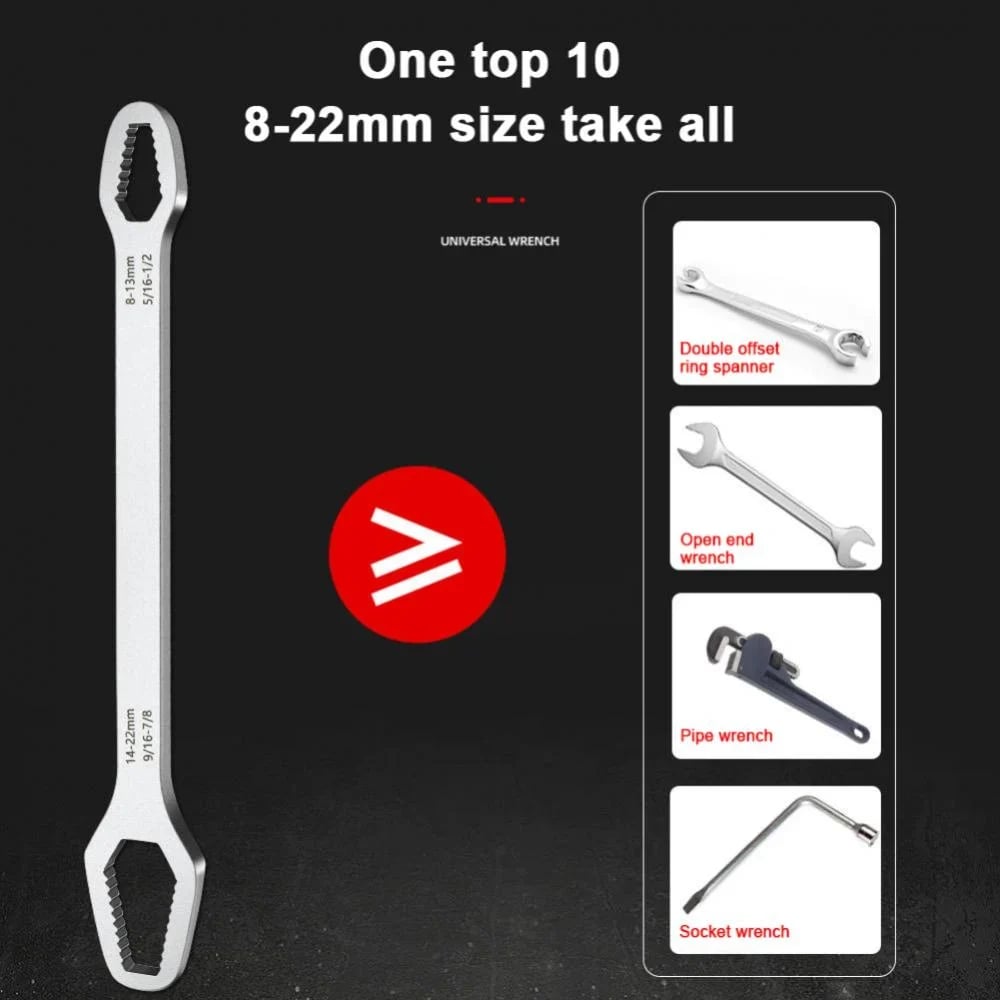 🔧 8–22 mm universalnøkkel Få en GRATIS 3–17 mm universalnøkkel! 💪