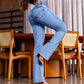 💕Vårens nyhet👖Stretch-jeans med høy midje