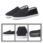 Unisex pustende tusenlags slip-on stoffarbeidssko