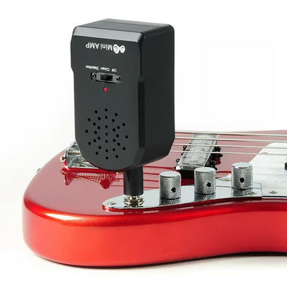 🔥 Mini Gitar Forsterker Pro 🎸 30W HD Lyd 🔊20H Spilletid 🔋Busking Klar 🌆 KJØP 2 FÅ 1 GRATIS! 🎁