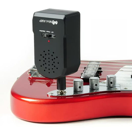 🔥 Mini Gitar Forsterker Pro 🎸 30W HD Lyd 🔊20H Spilletid 🔋Busking Klar 🌆 KJØP 2 FÅ 1 GRATIS! 🎁