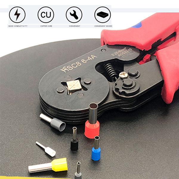 ⚡ 50 % RABATT NÅ! 🔧 200 krympbare terminaltilkoblingssett – selvjusterende krympeverktøy, ergonomisk håndtak og allsidig bruk 🛠️