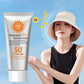 Lett, fuktighetsgivende og svettebestandig solkrem SPF 50+