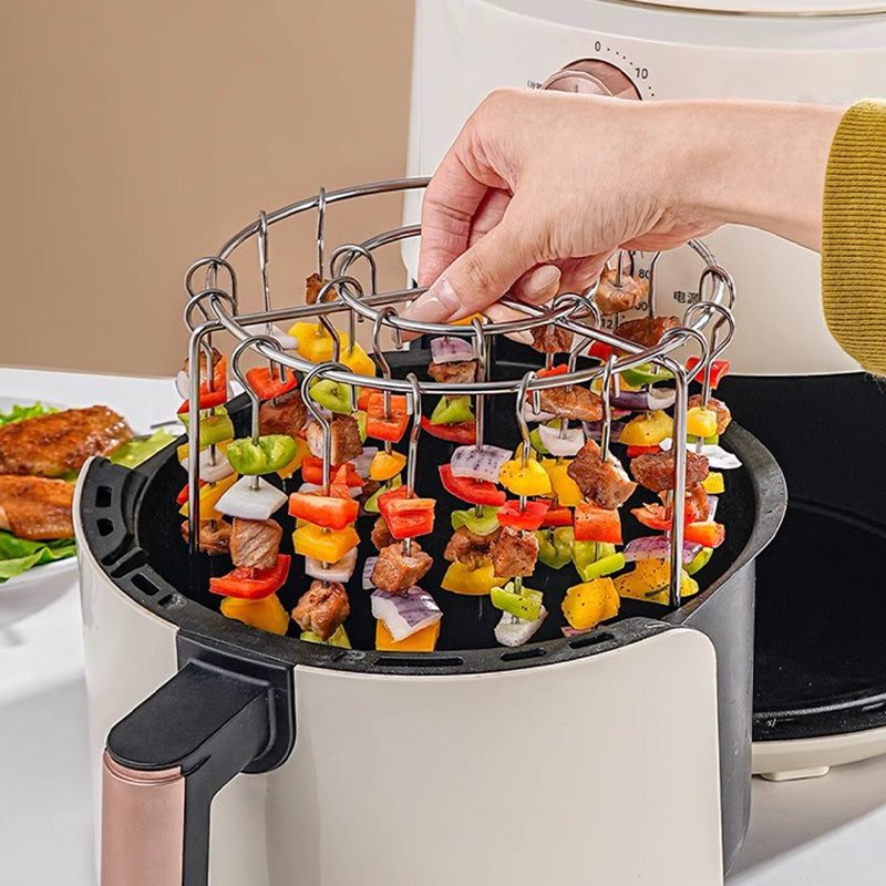 🔥 Spydholder til luftfryser | 360° jevn tilberedning, sprøtt og saftig! 🍢